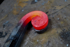 Rood-verhitte krul